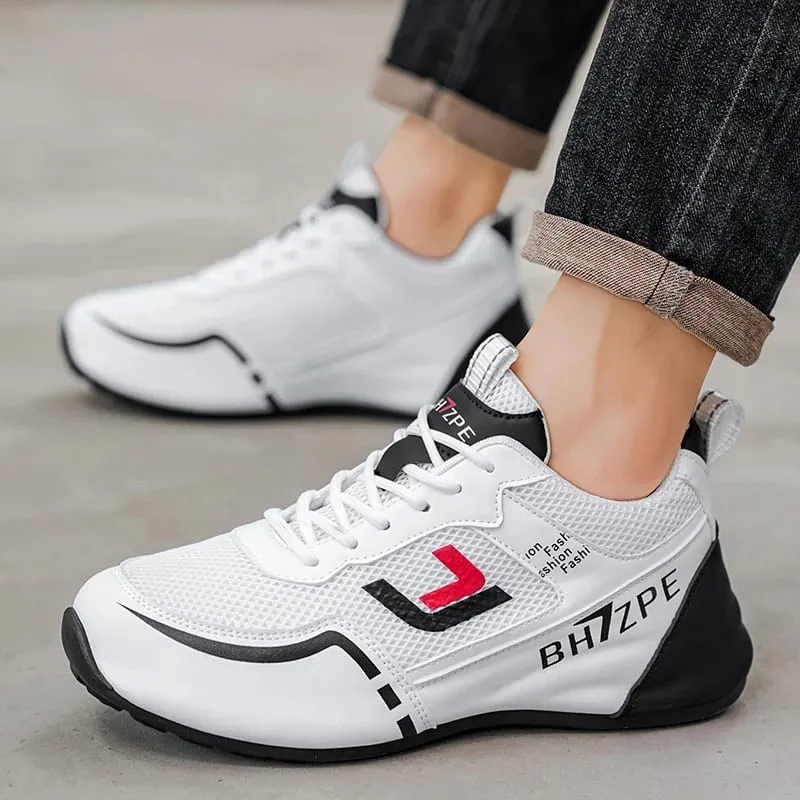 Men's Fashionable Low-Top Color-Blocked Breathable Mesh Running Sneakers — image 5