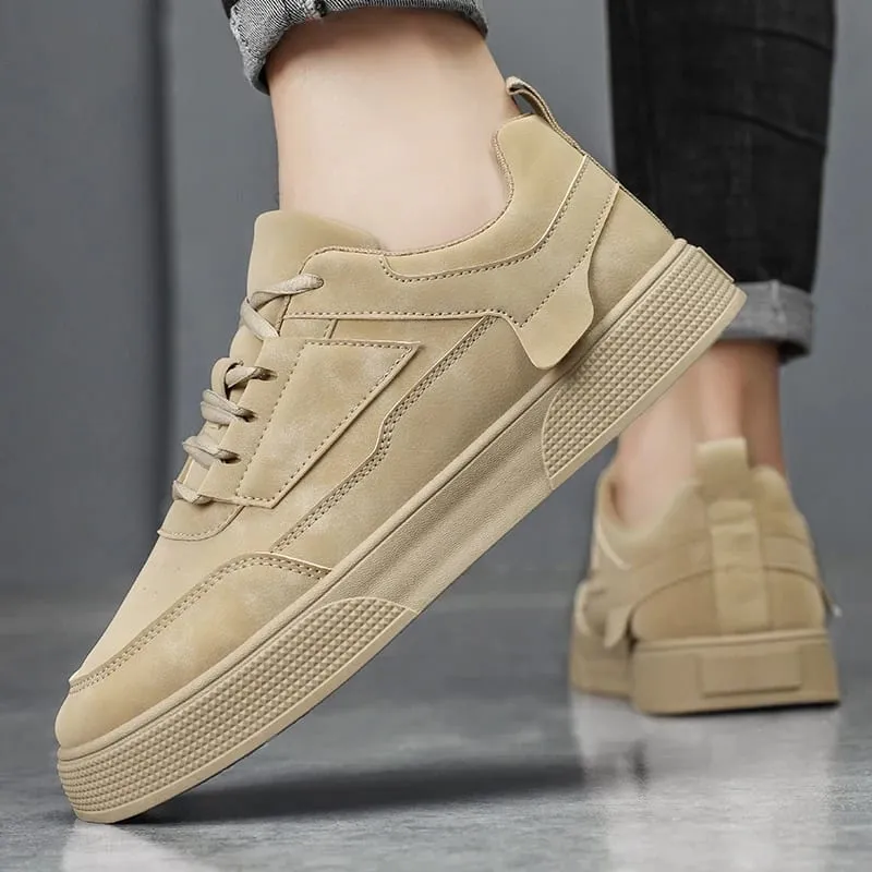 Low-Top Men's Versatile Casual Sports Shoes Comfortable and Trendy Thick-Soled Outdoor Running and Skateboarding Shoes