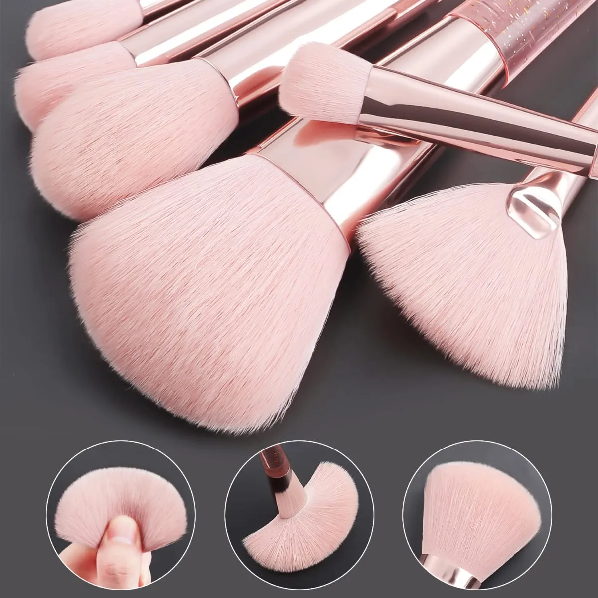 37PCS Makeup Tools Set 20 Brushes + Sponges Puffs Eyelash Curler Cleaning Tool for Full Face — image 4