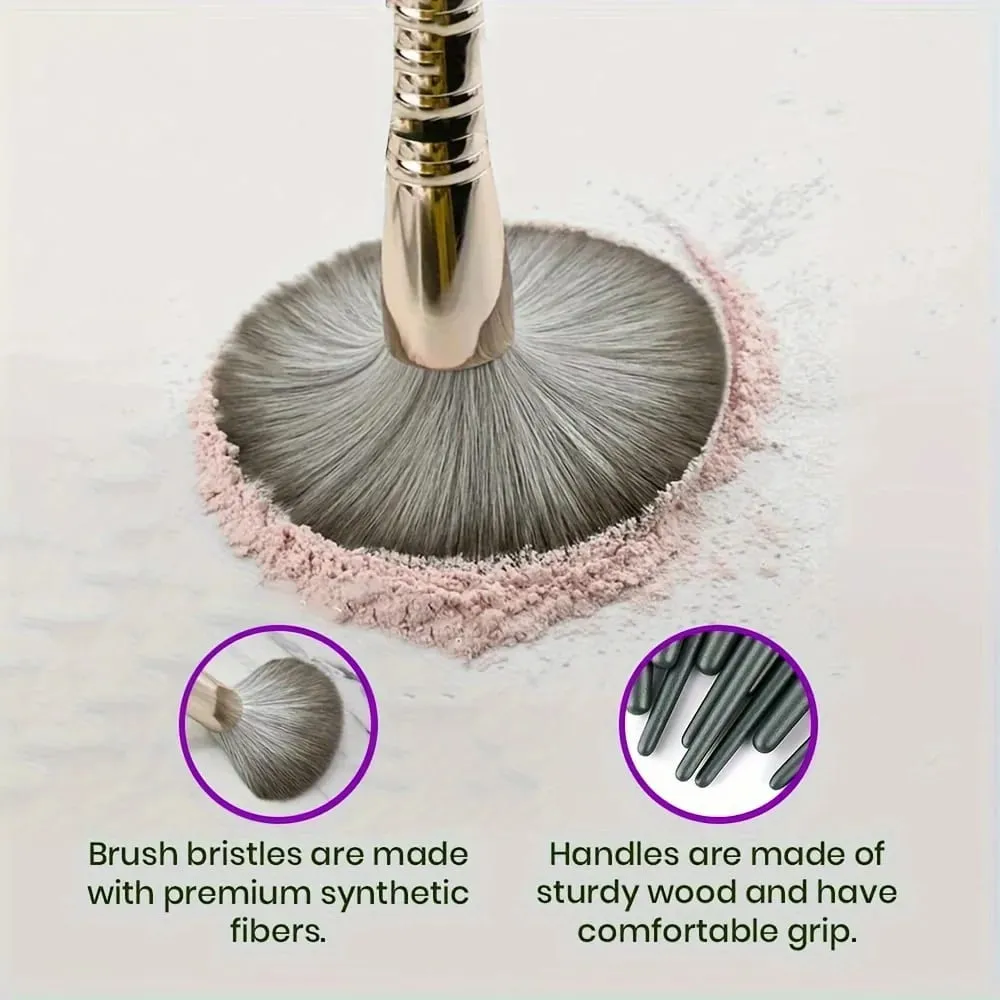 14 Professional Makeup Brushes That Can Create A Variety Of Looks Suit Different Styles Are Clean And Help Reduce Breakouts. — image 4