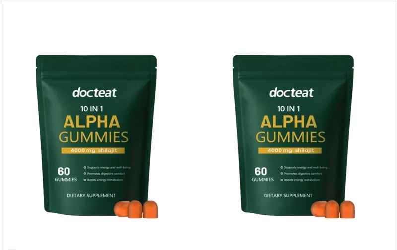 Gomas Shilajit 10 em 1 4000 mg com extrato de raiz de Ashwagandha 60 gomas Suplemento de bem-estar e suporte energético para adultos — image 8
