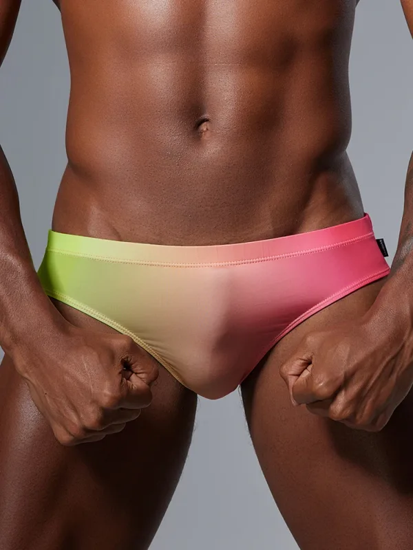 Roupa íntima triangular masculina com design fino de seda gelada, secagem rápida, alta elasticidade, cintura baixa, sexy, ajuste fino, moda jovem — image 21