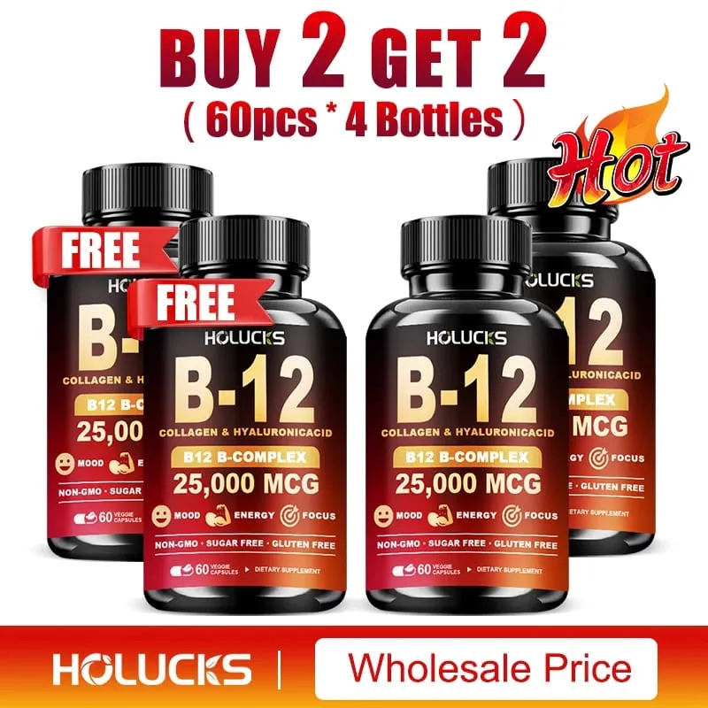 Vitamin B12 Complex Supplement Benefit Brain & Heart Function Support Memory Learning Metabolism Helps Boost Natural Energy — image 11