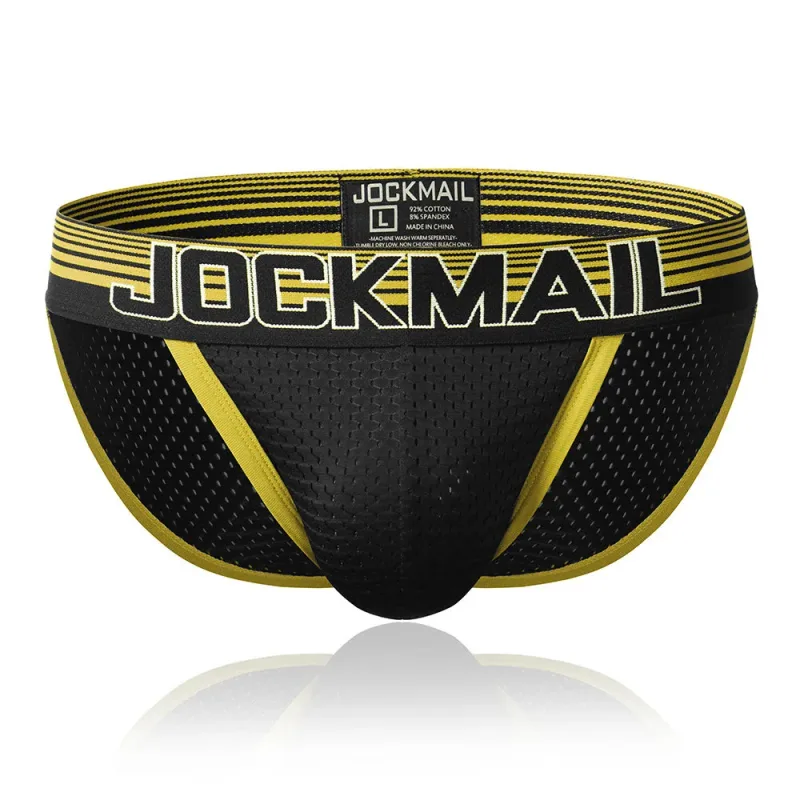 Jockmail Underwear Men Brief Pantie Calzoncillos Cuecas Gay Penis Pouch Mens Bikini Hombre Underpants Tanga Slip Bikini — image 22