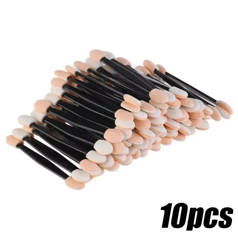 30/50pcs Double Sided Eyeshadow Applicators In Bulk Sponge Eye Shadow Brushes Disposable Mini Makeup Brushes Nail Powder Brushes — image 9