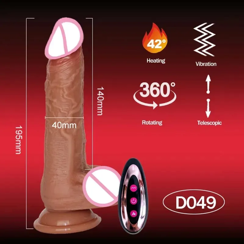 Vibrador realista vibrador grande pênis penetração anal adulto brinquedos sexuais para vibração anal aquecimento pau vibradores para masturbação feminina — image 7