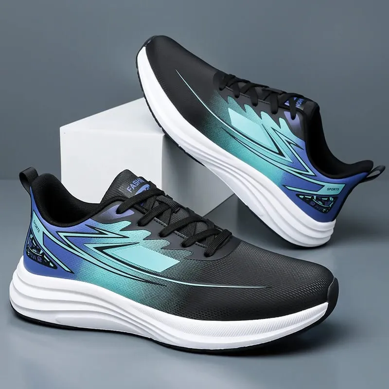 Men Waterproof Leather Running Shoes Lightweight Non‑Slip Casual Sports Shoes Daily Walking Sneakers Male Gym Athletic Trainers — image 4