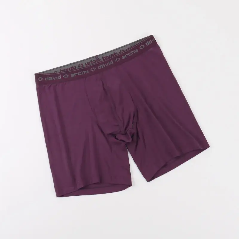 David Archy 3-pack Herrunderkläder Boxershorts Basic MicroModal Soft Andas Herr Dual Pouch Boxers Snabbtorka Sport Fitness — image 13