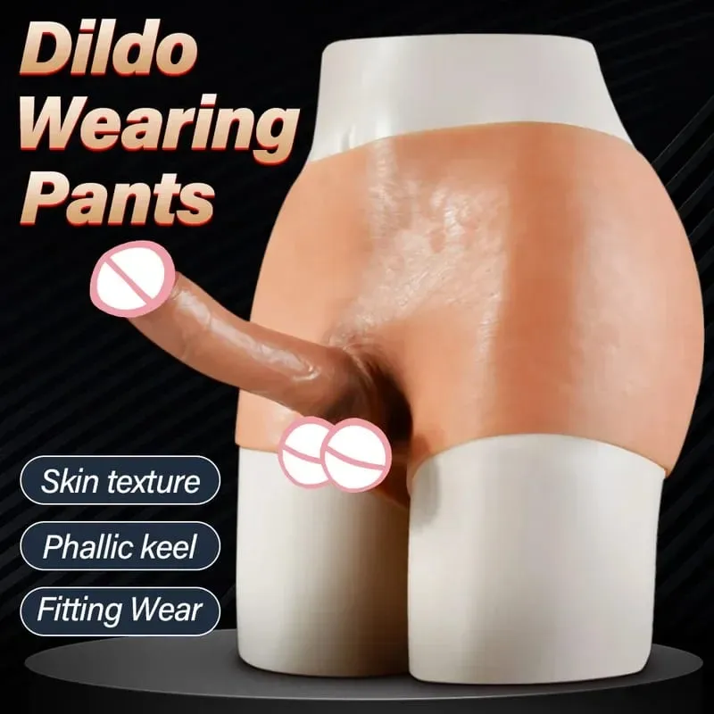 Vibradores cinta em calças vibrador realista wearable para mulheres g-ponto pênis arnês cinto calcinha erótica adulto brinquedos sexuais para lésbicas 18 + — image 2