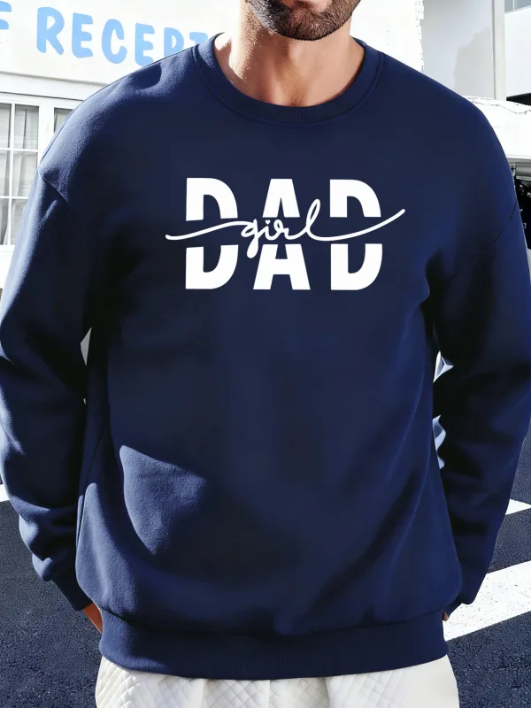 Pai menina carta criatividade impressão pulôver masculino outono quente sweatshirts oversized velo hoodies macio casual streetwear masculino — image 7