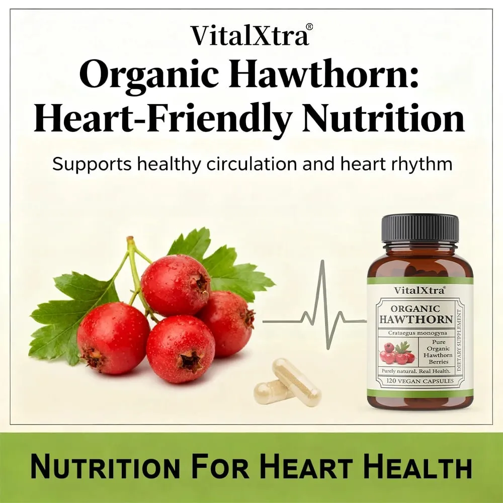 Ultra-Potential Hawthorn Extract Capsules Supports Digestion Heart Health and Blood Sugar Control Promotes Digestive Health — image 3