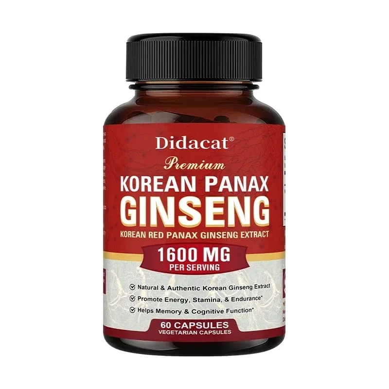 Korean Red Ginseng Capsules | Powerful Ginsenosides To Boost Energy Focus Stamina Vitality and Strengthen The Immune System — image 9
