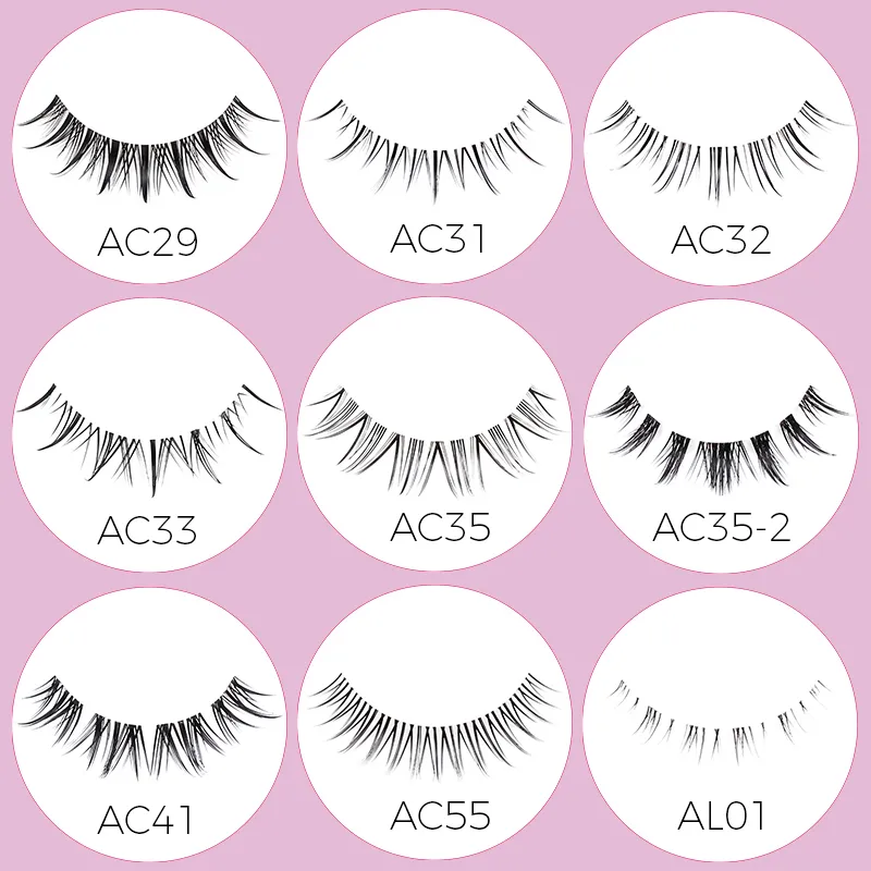 Abestyou 3d Short 9mm Faux Cils Small Thin Light Cat Eye Camellia Winged Lash Transparent Clear Stripe Mink Eyelash Lower Lashes — image 6