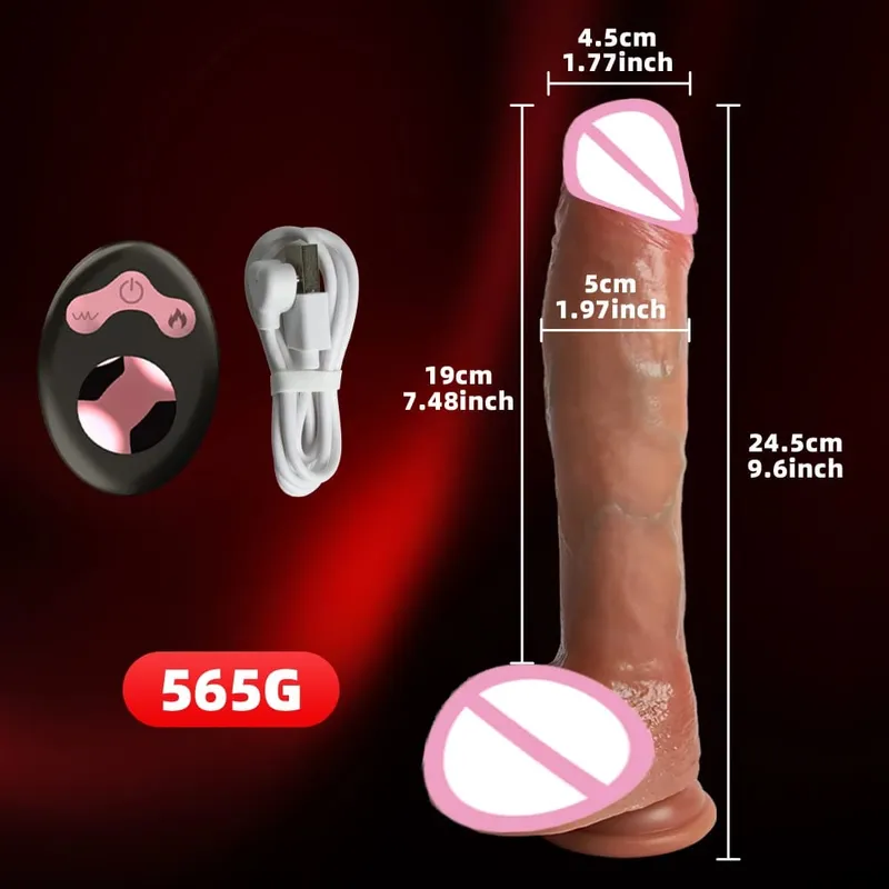 Thrusting Dildo Realistic Penis G Spot Clitoris Stimulator Adult Sex Toy Soft Silicone Man Dick For Women Couple Sex Product — image 12