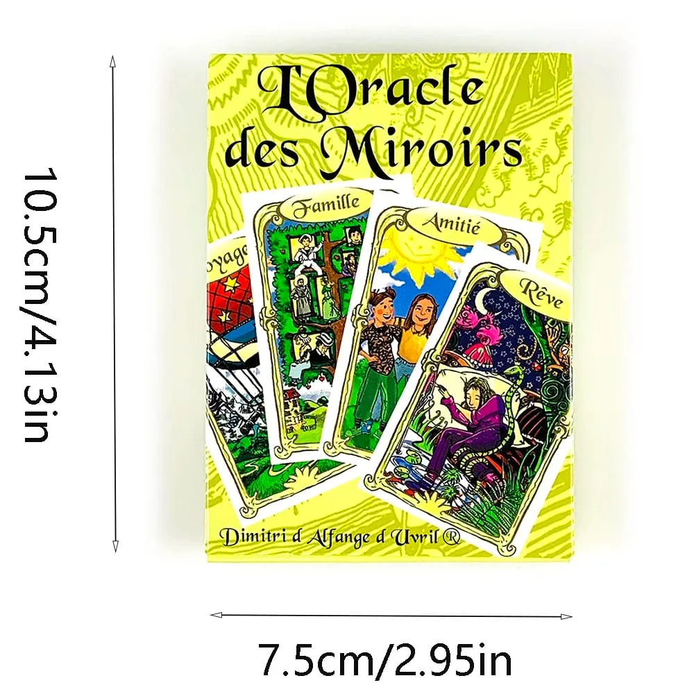 L'Oracle Des Miroirs Oracle Cards French Version Mystical Divination Card Game With Guidebook For Collectors & Beginners — image 6
