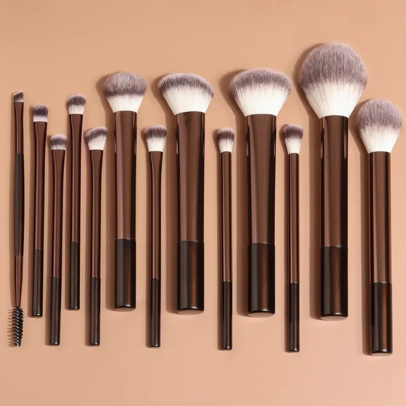 13PCS Makeup Brush Set Foundation Concealer Powder Eyeshadow Blush Brush Kabuki Blending Cosmetic Beauty Tool for Face — image 1