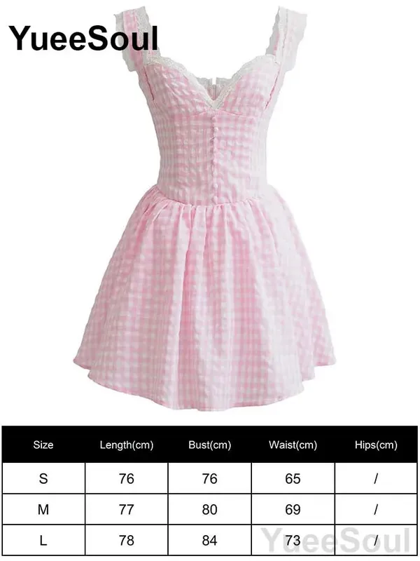 Pink Women's Dress Elegant Evening Birthday Party Female Dresses 2026 Summer New Sweet Cute Y2K Casual High Street Lolita Dress — image 12