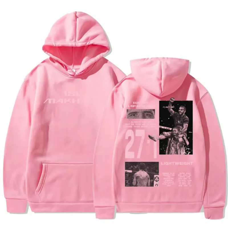 Limited Islam Makhachev Vintage Graphic Hoodies Men's Harajuku Fashion Classic Sweatshirts Casual Fleece Long Sleeve Pullovers — image 9