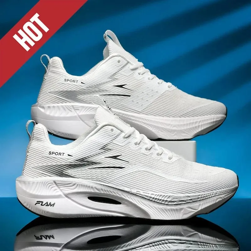 Carbon Plate Marathon Running Shoes Men Women Sports Sneakers Breathable Lightweight Shock Absorbing Stable Athletic Shoes — image 11