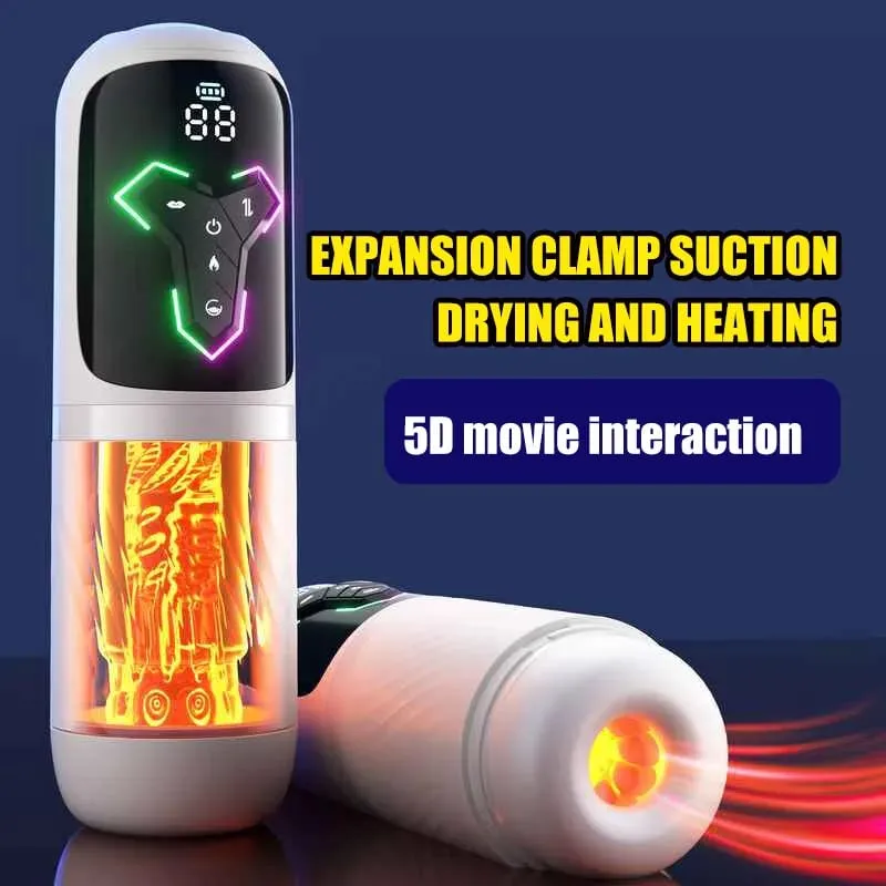 Masturbador masculino de sucção telescópica, equipamento de masturbação vaginal, brinquedos sexuais para homens, produtos para adultos, pistão, mastubador automático — image 4