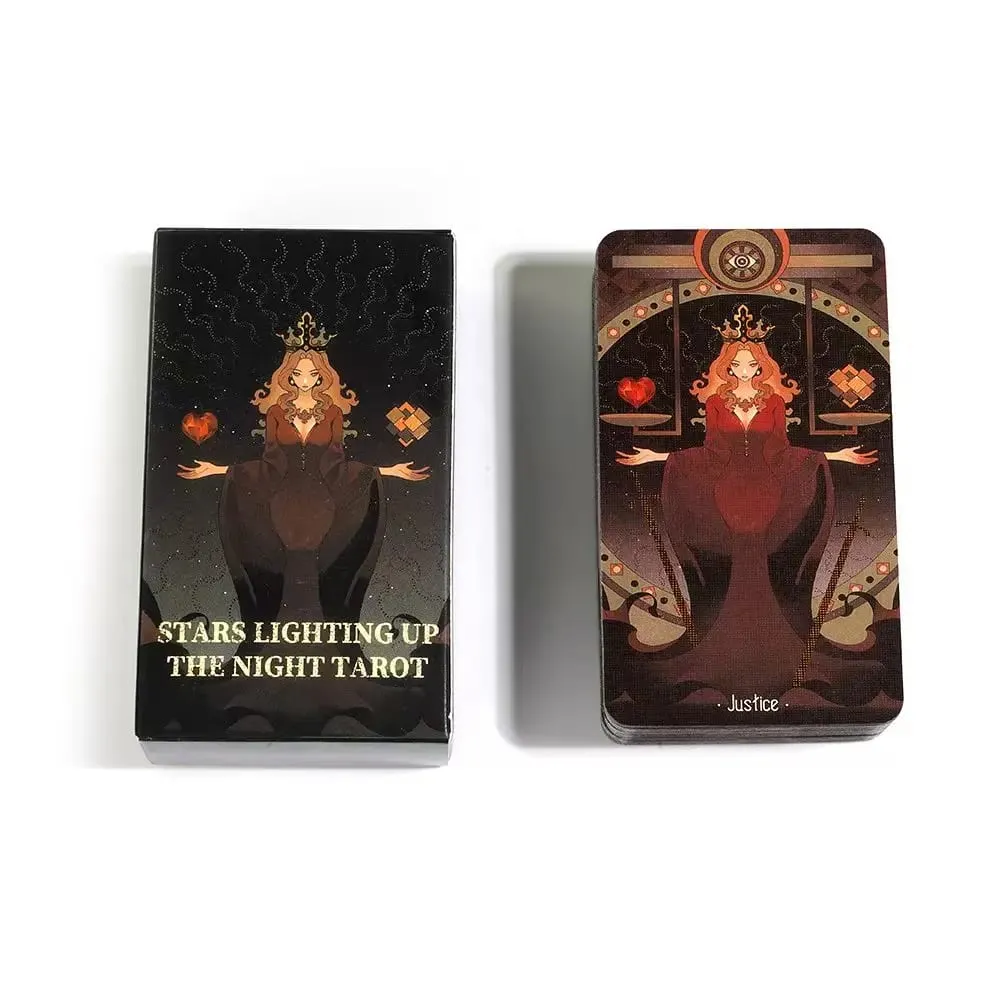 Stars Lighting Up The Night Oracle Cards A 78 Tarot Cards Divination Edition FortuneTelling Deck Borad Playing Games Tarot Decks — image 3