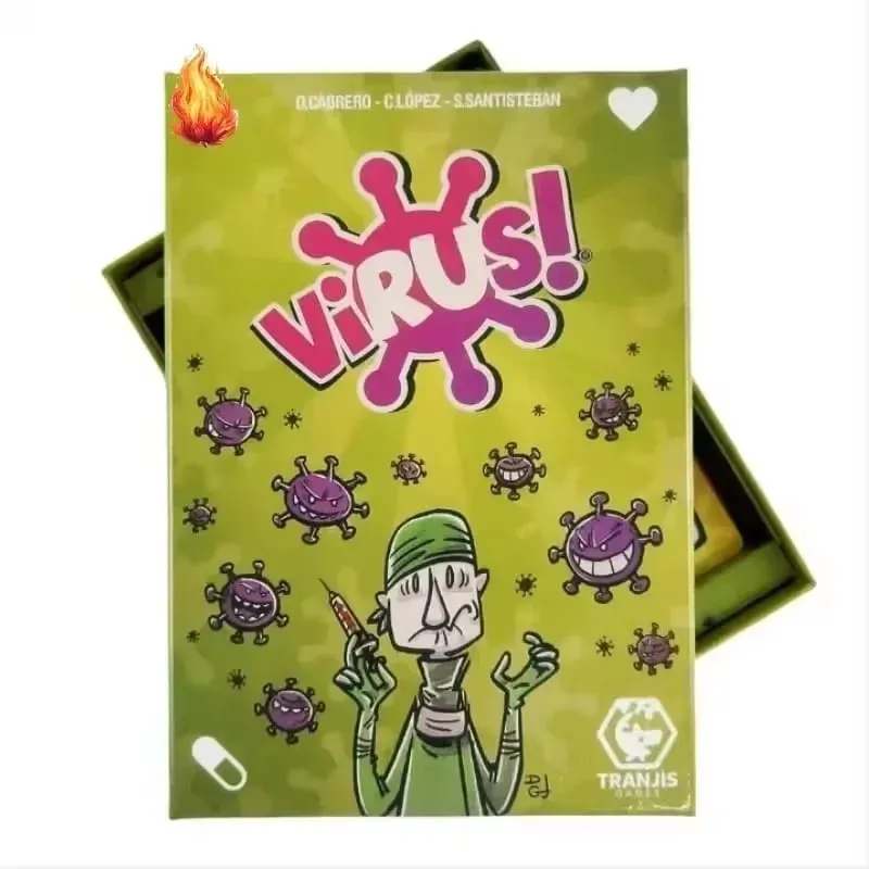 2026 Family Strategy Card Game Set Virus Series 1&2 & Halloween Adult Party Board Game Youth Group Interactive Entertainment