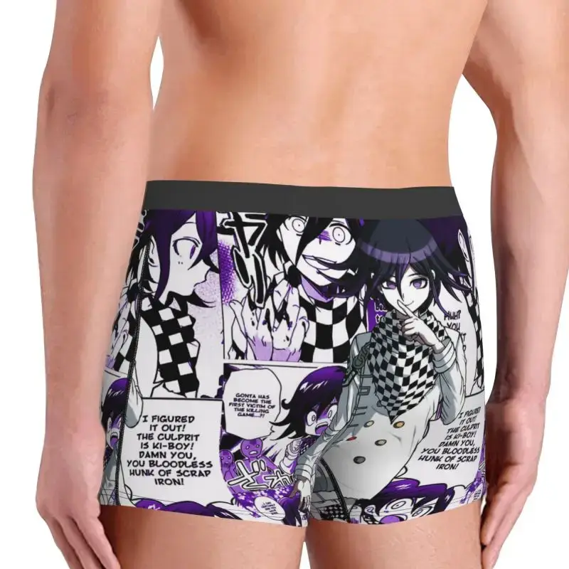 Kokichi Ouma Manga Anime Print Men Boxers Shorts Panties Underwear Soft Breathable Underpants Large Size Boxer Briefs for Boys — image 5