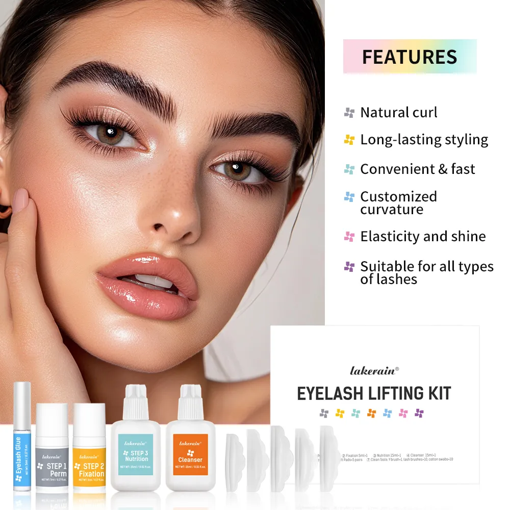 Eyelashes Lifting Kit Beauty Set Of Curly Eyelashes Eyebrow And Eyelashes Enhance Appearance Of Curly Tools Lash Perm Eye Makeup