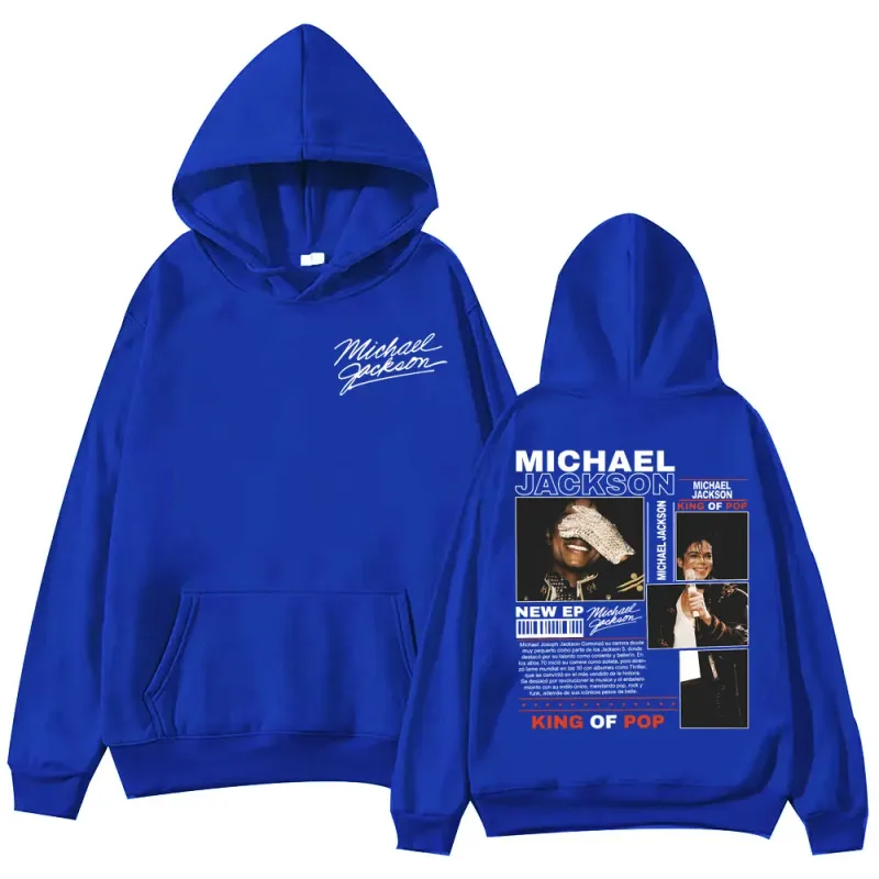 Rock Singer Michael Jackson Merch Hoodies Men Women Fashion Vintage Hooded Sweatshirts High Quality Fleece Oversized Pullovers — image 12