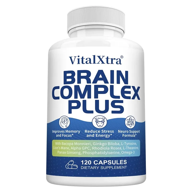 Brain Supplements for Memory and Focus with Bacopa Monnieri Lion's Mane Ginkgo Biloba Mental Clarity & Cognitive Support — image 9