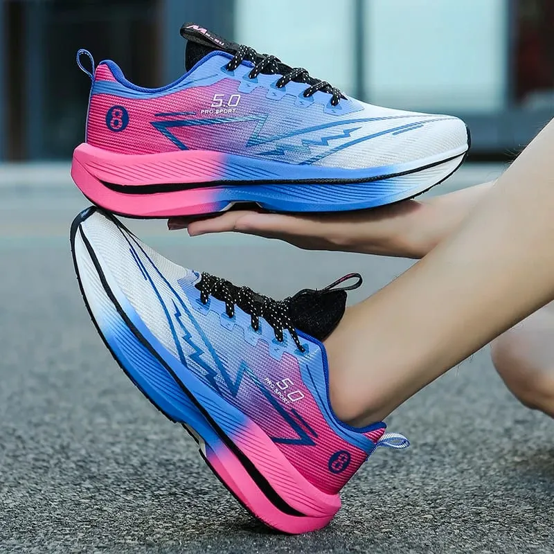 Men Sports Running Shoes Casual Marathon Lightweight Women's Comfortable Athletic Nonskid Walking Sneakers Outdoors Couple Shoes — image 4