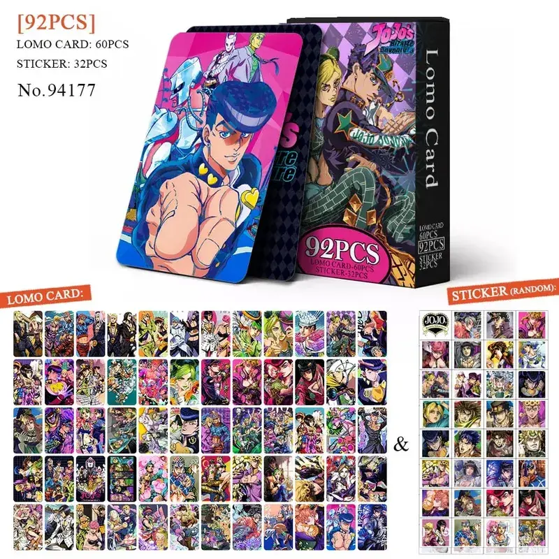 Tarjeta postal de Anime Attack on Titan Lomo, juguete Haikyuu boticario diarios Honkai Star Rail, tarjetas de colección con pegatinas de regalo — image 27