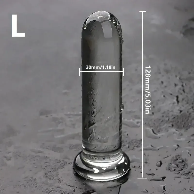 Transparent Anal Plug Dildo Adult Sex Toys Shape Butt Plug Dildos BDSM Anal Pleasure Sex Toys Anal Trainer For Women&Men Couple — image 9