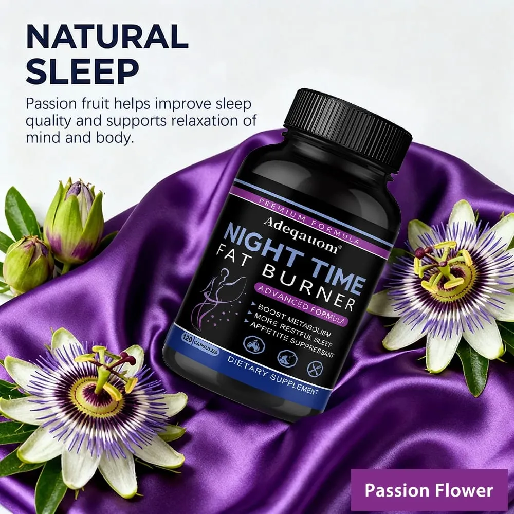 Nighttime Fat Burner Support Capsules Supports Gentle Metabolism Digestive Wellness & Restful Sleep Natural Supplement — image 4