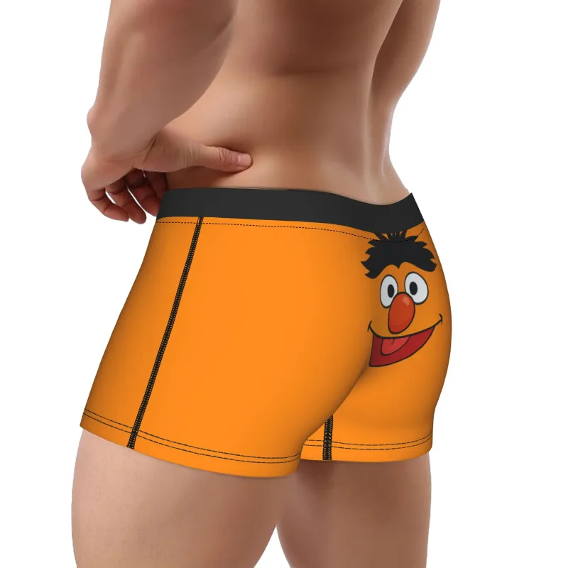 S-Sesames Streets Tango Elmo & Grover Cueca masculina Shorts Cuecas Boxershorts engraçados Qualidade Aduaneira Calcinhas Oversize — image 3
