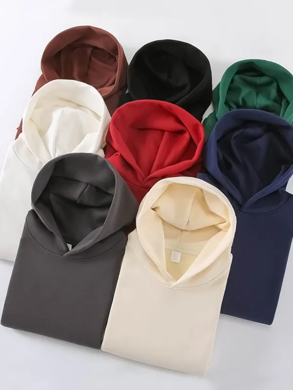 Loose Fleece Men's Women Oversize Casual Sweatshirt Hoodies Couple Unisex Pullover Autumn Winter Cotton Sport Hoody Clothing Top — image 19