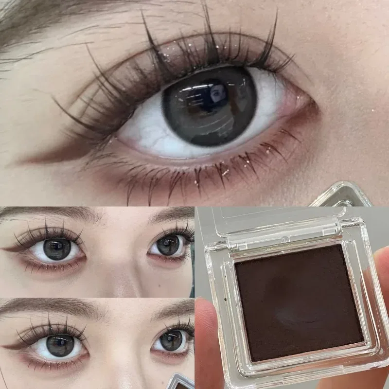 2 in 1 Potato Mud Eyeshadow Eyeliner Creamy Smoky Long Lasting Eye Makeup Palette Deep Eye Shadow Eyeliner Under Eyes Cosmetics