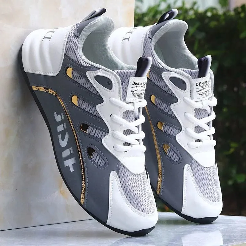 Men's Outdoor Sneakers / 1 Pair Sports Casual Running Shoes Thick Soles / Suitable for Young People Fashion Trends Outdoor Outings Daily Casual Wear — image 3