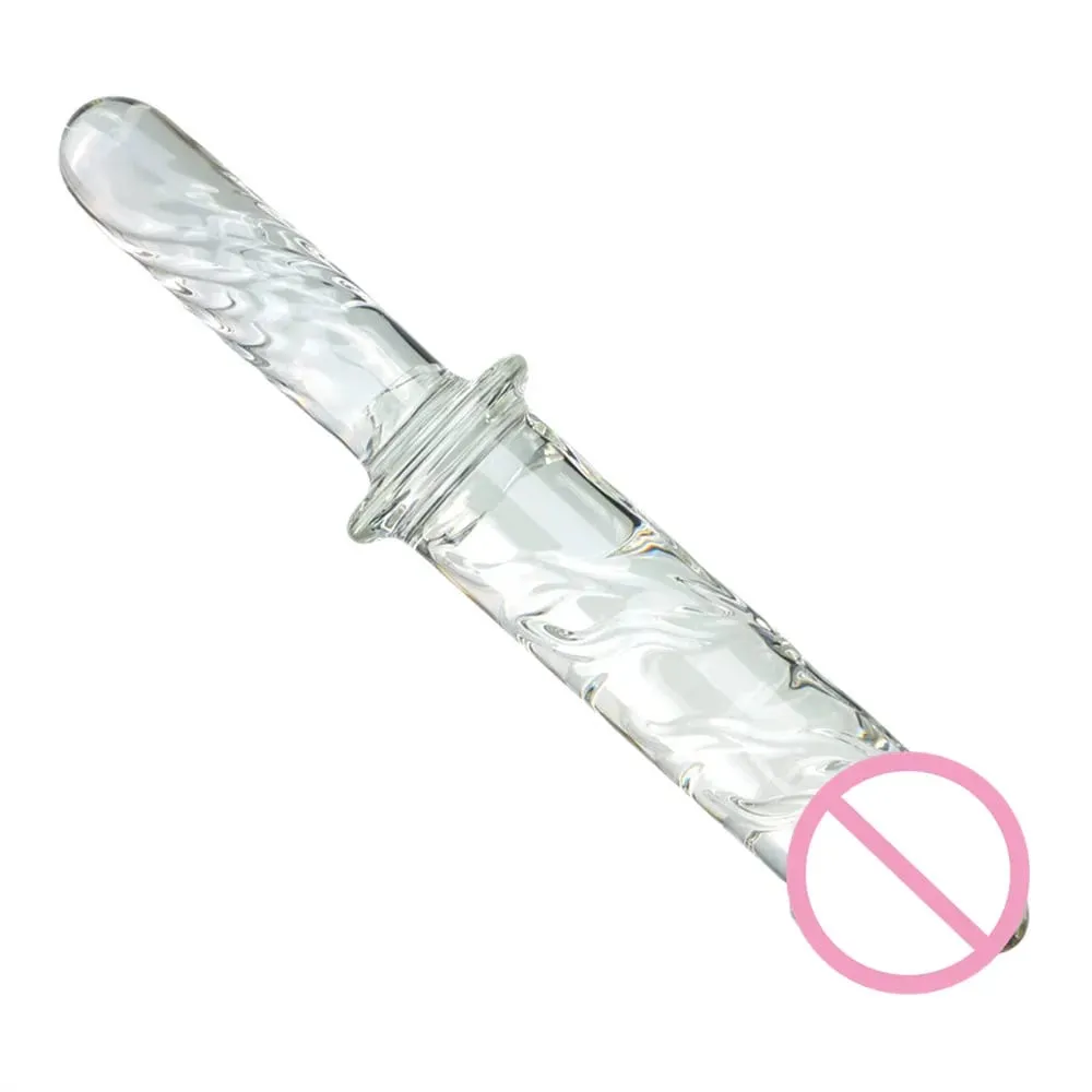 Malaking Crystal Glass Dildo Big Anal Plug Sex Toy Para sa mga Babae Vagina Massage Para sa Famale Masturbation Penis G-spot Clitoris Lalaki Pang-adulto — image 5