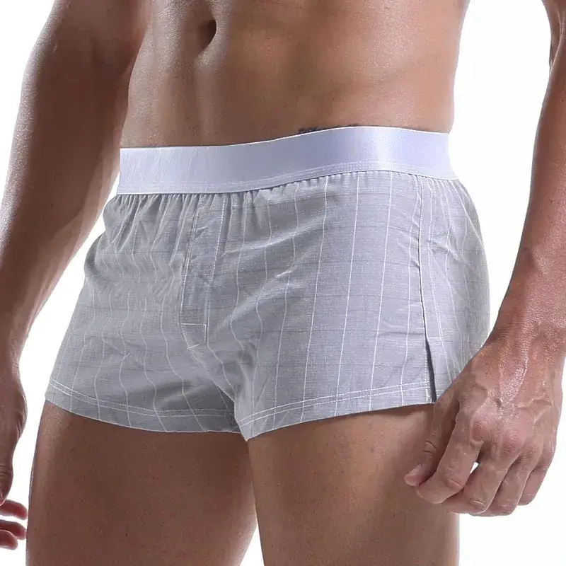 Panlalaking Cotton Boxers Shorts Maluwag Maraming Kulay Panlalaking Plaid Underwear Homewear Kumportable Arrow Pantalon 3256806911165516 — image 2