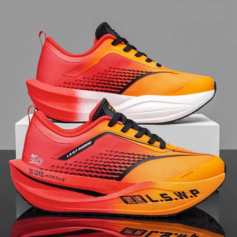 Men Casual Running Shoes Marathon Athletic Trail Sports Outdoor Carbon Plate Breathable Lightweight Comfortable Women's Sneakers — image 4