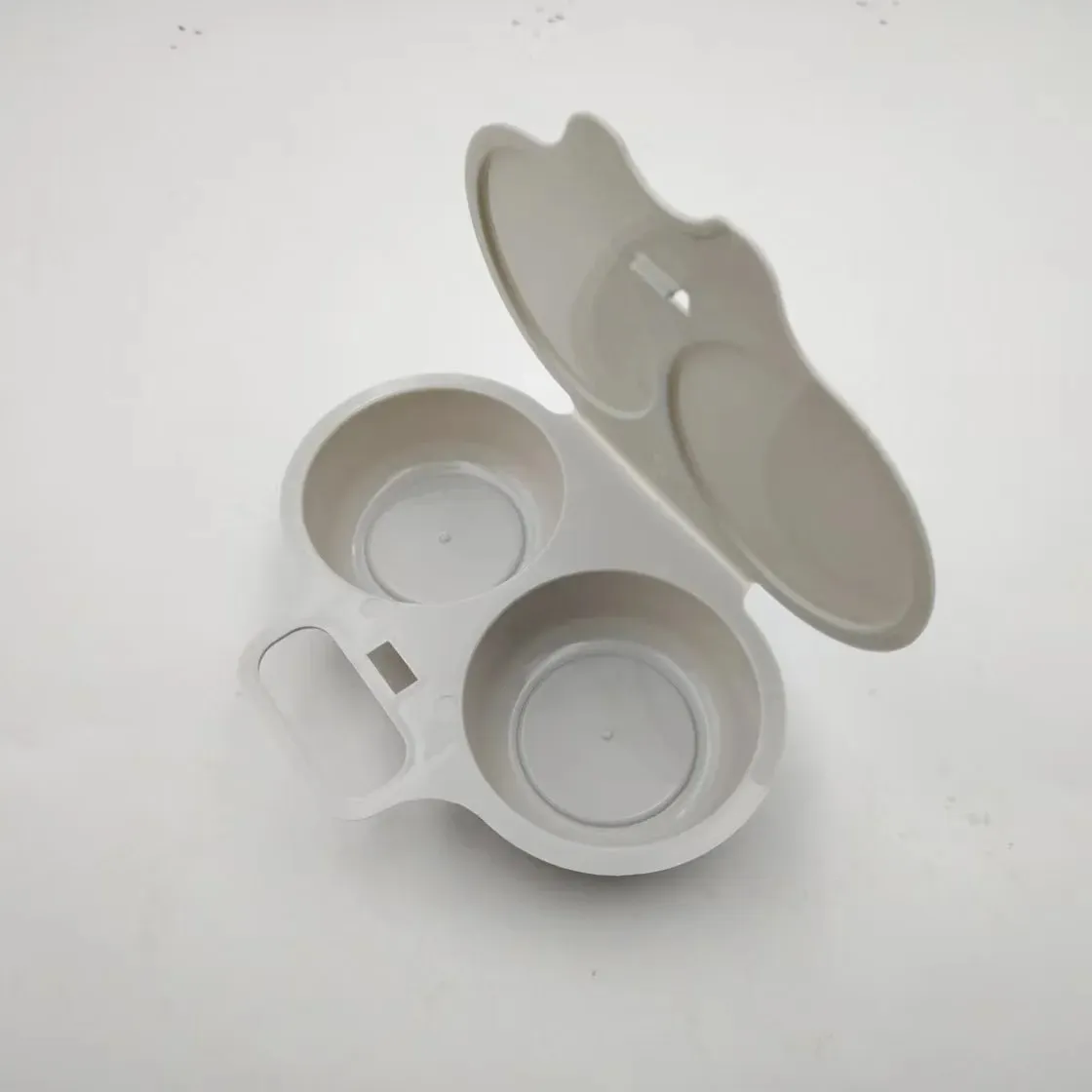 Dual Cavity Microwave Steamer Egg Cooker Food-grade Plastic Fryer Egg Steamer Mold Kitchen Accessories Kitchen Utensils — image 10