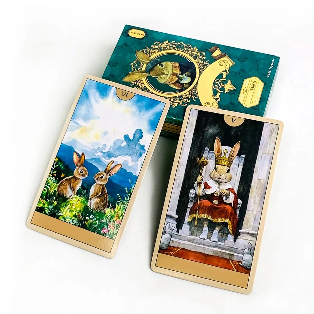 2026 New Tarot Cards 78 Card Tarot Deck English Version Destiny Prediction Divination Board Game Family Gathering Card Game — image 3