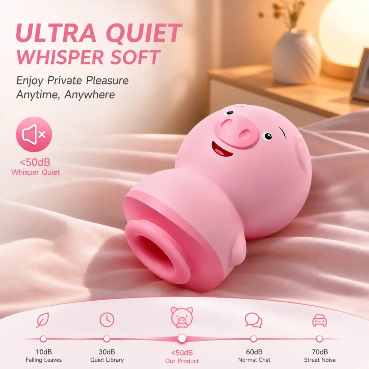 Piggy Style Clitoris Sucking Vibrator for Women Tongue Licking G Spot Massager Adult Pleasure Toy Vacuum Stimulator Sex Toy — image 4