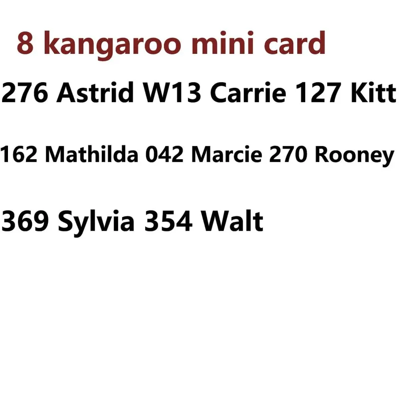 Tarjeta de enlace serie 1 a serie 5 Sanrio S1 a S6 tarjeta NTAG215 NFC Impresión de tarjeta animal trabajo para interruptor NS