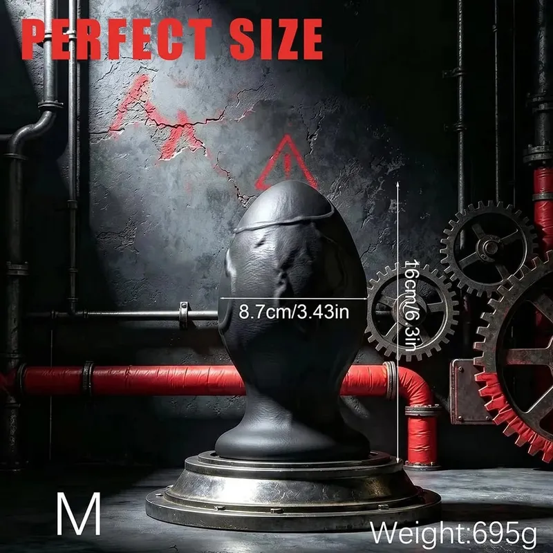 S/XXL Buttplug Silicone Super Big Anal Dildo Balls Fisting Huge Butt Plug Anal Dilator Training Masturbation Sex Toy Men Women — image 10