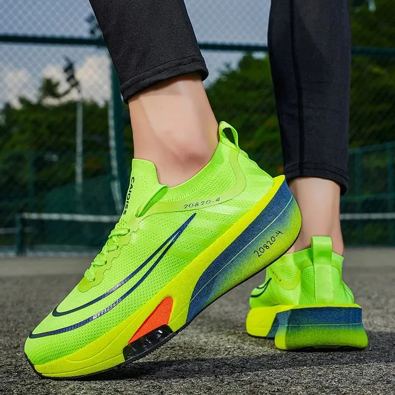Men's Casual Sports Running Shoes - Lightweight Cushioning Sneakers with Breathable Toe Design and Non-Slip Sole - Suitable for Gym Jogging and Everyday Wear - All-Season Performance Shoes with a Dynamic Appearance Stable Fit Lace-Up Design — image 5