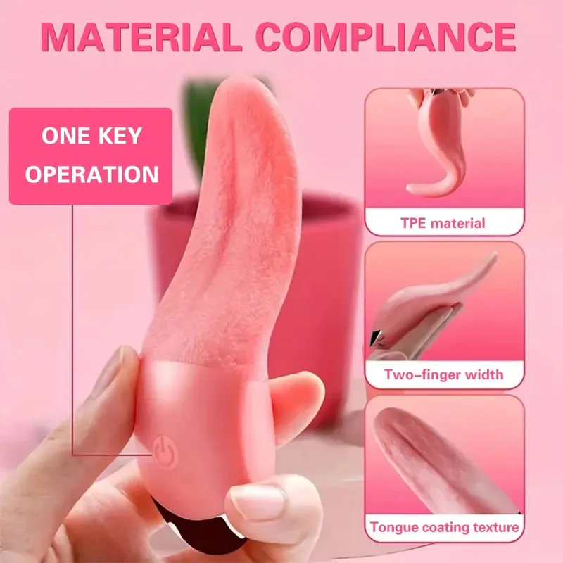 10 Modes Tongue Licking Vibrator For Women G Spot Clitoral Stimulator Dildo Nipple Female Masturbator Vibrators Sex Toys Aldult — image 4