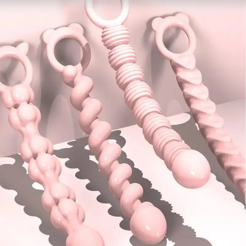 S-grânulos macio anal plug ânus brinquedos grandes bolas de silicone g-ponto estimulante butt plug adulto sexo casal sexy — image 5