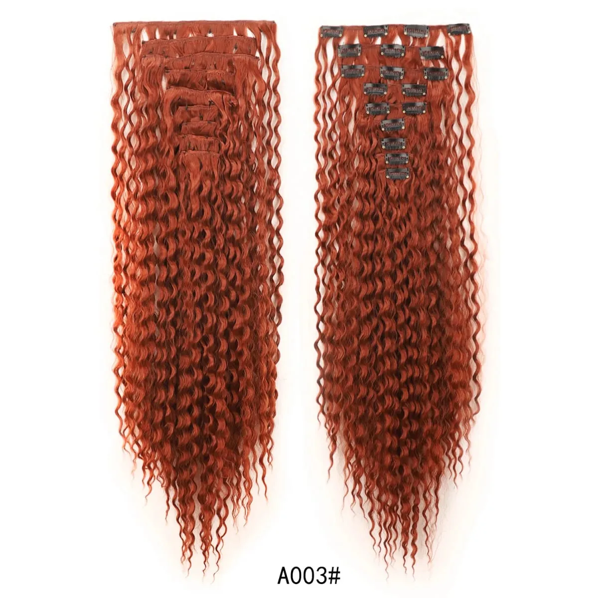 Synthetic Long Loose Curly Hair Extensions 9pcs/set Clip-in Hair Increase Hair Volume Daily Use